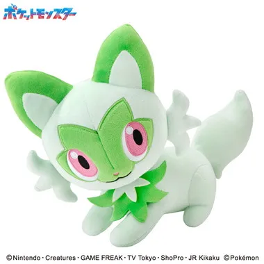 【メーカー取寄】もふもふ★うでまくら ニャオハ ポケットモンスター