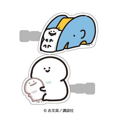 【メーカー取寄】お文具といっしょ アクリルヘアクリップ③