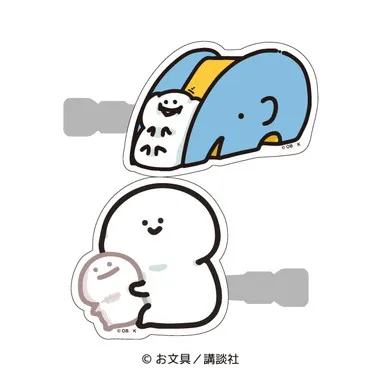 【メーカー取寄】お文具といっしょ アクリルヘアクリップ③