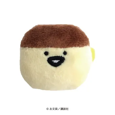 【メーカー取寄】お文具といっしょ 押すと音が鳴るふわふわバッジ プリンさん