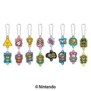 【メーカー取寄】ゼルダの伝説 神々のトライフォース　つながリンクマスコット