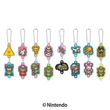 【メーカー取寄】ゼルダの伝説 神々のトライフォース　つながリンクマスコット