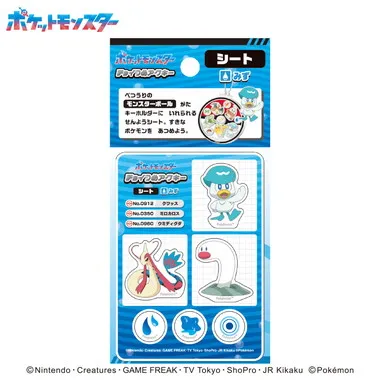 【メーカー取寄】ポケットモンスター チョイつめアクキー シート みず①