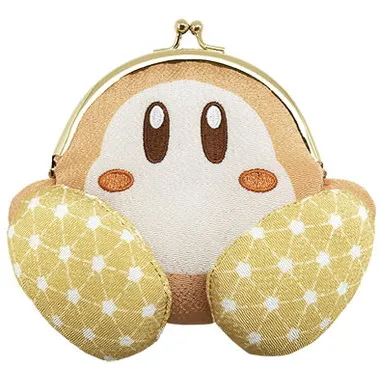 【メーカー取寄】星のカービィ　ふわふ和コレクション キャラクターがまぐちポーチ ②ワドルディ