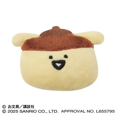 【メーカー取寄】もふもふバッジ ②プリンさん ポムポムプリン×お文具といっしょ