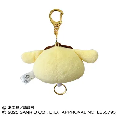 【メーカー取寄】リール付きマスコット ②ポムポムプリン ポムポムプリン×お文具といっしょ