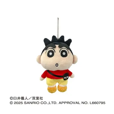 |メーカー品切れ中|【メーカー取寄】クレヨンしんちゃん×サンリオキャラクターズ ぬいぐるみマスコット③しんちゃん（バッドばつ丸）