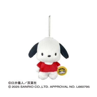 【メーカー取寄】クレヨンしんちゃん×サンリオキャラクターズ ぬいぐるみマスコット⑥ポチャッコ