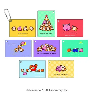 【メーカー取寄】カービィ play with ワドルディ スクエアキーホルダーコレクション