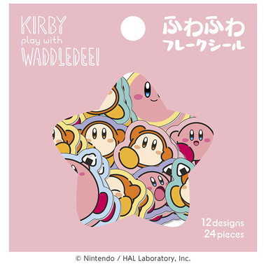 カービィ play with ワドルディ ふわふわフレークシール