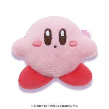 【メーカー取寄】もふもふバッジ ②カービィ おすまし