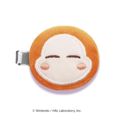 【メーカー取寄】もふもふヘアクリップ ⑨ワドルディ すやすや (フェイス)
