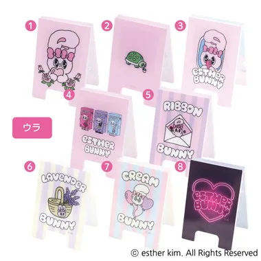 【メーカー取寄】ミニ看板風メモスタンドコレクション エスターバニー