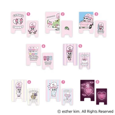 【メーカー取寄】ミニ看板風メモスタンドコレクション エスターバニー