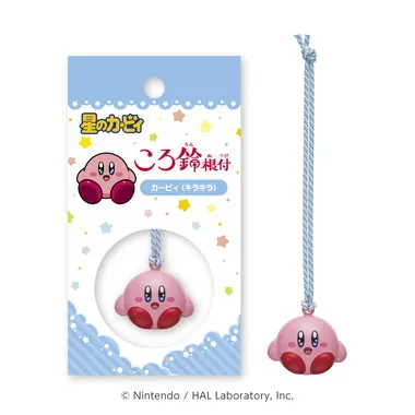 【メーカー取寄】ころ鈴根付 ②カービィ(キラキラ)