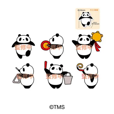 【メーカー取寄】ダイカット消しゴムコレクション パンダコパンダ