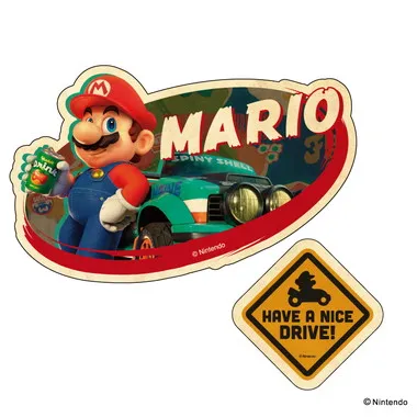 【予約】トラベルステッカー 2枚セット ①マリオ