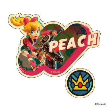 【予約】トラベルステッカー 2枚セット ②ピーチ