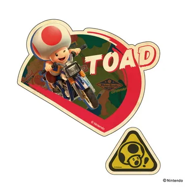 【予約】トラベルステッカー 2枚セット ⑤キノピオ