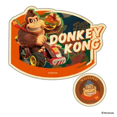 【予約】トラベルステッカー 2枚セット ⑧ドンキーコング
