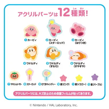 【予約】星のカービィ　つめつめアクリルキーホルダー (ケース24個入)