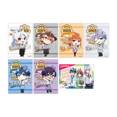 【メーカー取寄】カラフルピーチ クリアカードコレクションガム　カラピチダイナー