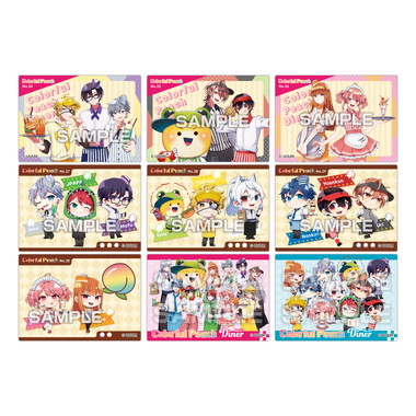 【メーカー取寄】カラフルピーチ クリアカードコレクションガム　カラピチダイナー