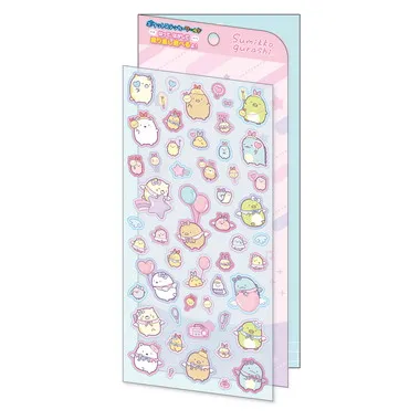 【メーカー取寄】すみっコぐらし　ポケットステッカーワールド　PSW-06　てんしなえびてんアイドル