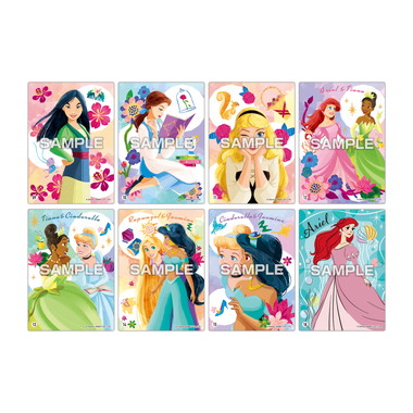 【メーカー取寄】ディズニープリンセス クリアカードコレクションガム【通常版】