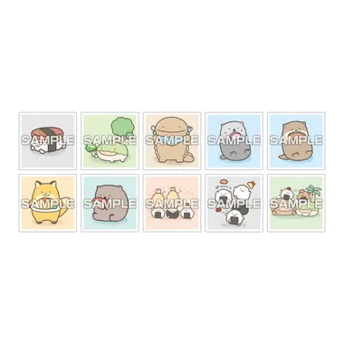 【メーカー取寄】シールコレクション２ガムつき　なんでもいきもの