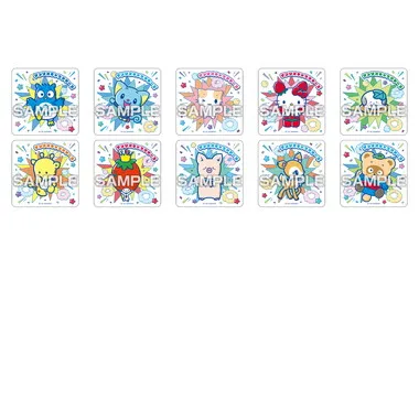 【メーカー取寄】スクエアマグネットコレクションガム　サンリオキャラクターズ