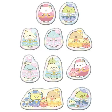 【メーカー取寄】マシュマロ風シール　映画 すみっコぐらし 空の王国とふたりのコ