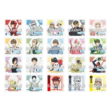 |メーカー品切れ中|【メーカー取寄】はたらくシールコレクション ガムつき TVアニメ『はたらく細胞』