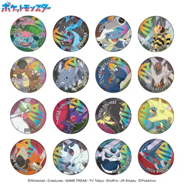 【メーカー取寄】スパークルカンバッジコレクション　ポケットモンスター