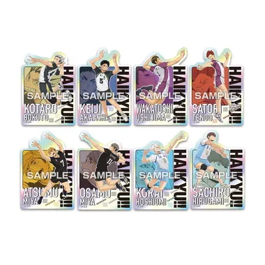 【メーカー取寄】キャラカットステッカーガム アニメ「ハイキュー!!」