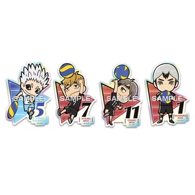 【メーカー取寄】キャラカットステッカーガム アニメ「ハイキュー!!」