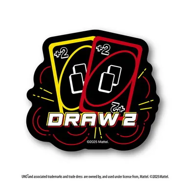 【メーカー取寄】ダイカットステッカーミニ　DRAW2 UNO
