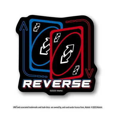 【メーカー取寄】ダイカットステッカーミニ　REVERSE UNO