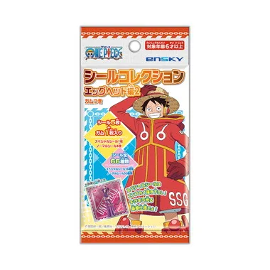 【メーカー取寄】シールコレクションエッグヘッド編２ガムつき　ワンピース