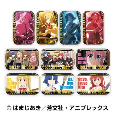 【メーカー取寄】アニメ「ぼっち・ざ・ろっく！」 ホイルまるかくカンバッジ