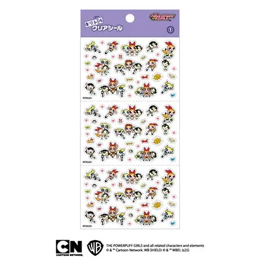 |メーカー品切れ中|【メーカー取寄】キリトルクリアシール①　パワーパフガールズ