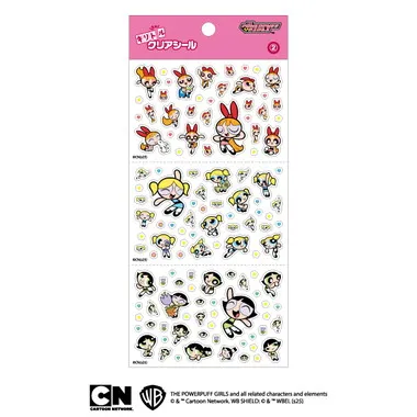 |メーカー品切れ中|【メーカー取寄】キリトルクリアシール②　パワーパフガールズ