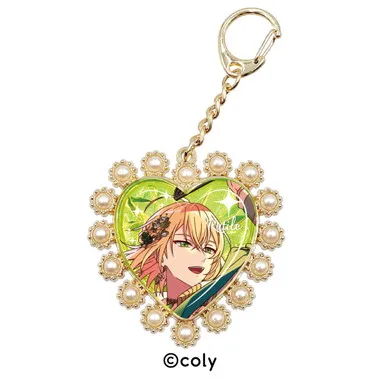 |メーカー品切れ中|【メーカー取寄】ハートビジューキーホルダー 19.ルチル 魔法使いの約束
