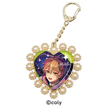 |メーカー品切れ中|【メーカー取寄】ハートビジューキーホルダー 21.ミチル 魔法使いの約束