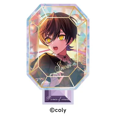 |メーカー品切れ中|【メーカー取寄】ホロジェムアクリルスタンド 5.スノウ 魔法使いの約束