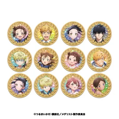 【メーカー取寄】金メダル風カンバッジ TVアニメ「メダリスト」