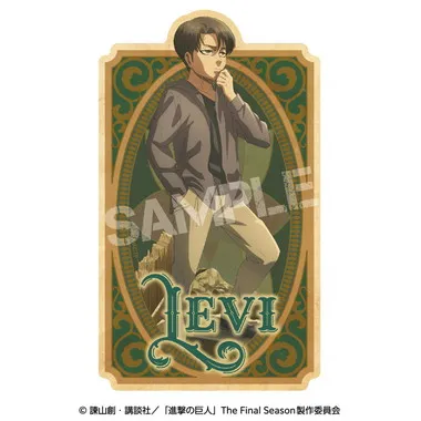 【メーカー取寄】トラベルステッカー 7.リヴァイ（幼少期）　