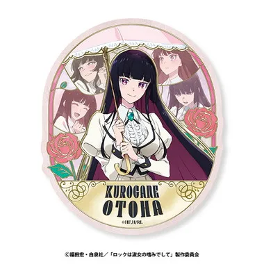 |メーカー品切れ中|【メーカー取寄】トラベルステッカー　⑥黒鉄音羽B　ロックは淑女の嗜みでして