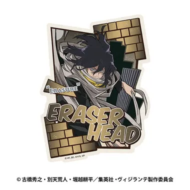 |メーカー品切れ中|【メーカー取寄】トラベルステッカー 4.イレイザーヘッド TVアニメ『ヴィジランテ -僕のヒーローアカデミア　ILLEGALS-』