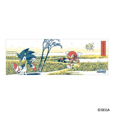 |メーカー品切れ中|【メーカー取寄】手ぬぐい　④TEAM SONIC ソニック・ザ・ヘッジホッグ